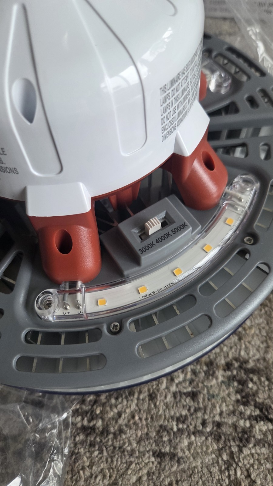 B3 Keystone LED HID High Bay Retrofit 400W Light KT-LED115PSHID-V-EX39-8CSB-D