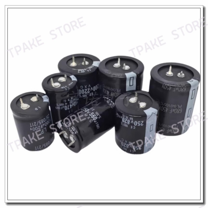 2pcs 63v3300uf 3300mfd 63wv 22x30mm aluminum electrolytic capacitor