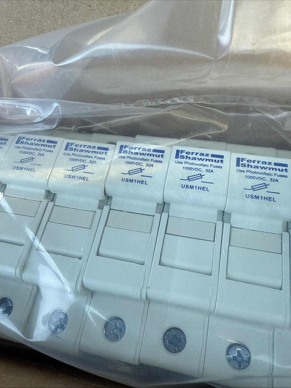 QTY:box Of 12 NEW FOR Ferraz Shawmut photovoltaic fuse base USM1HEL 1000VDC
