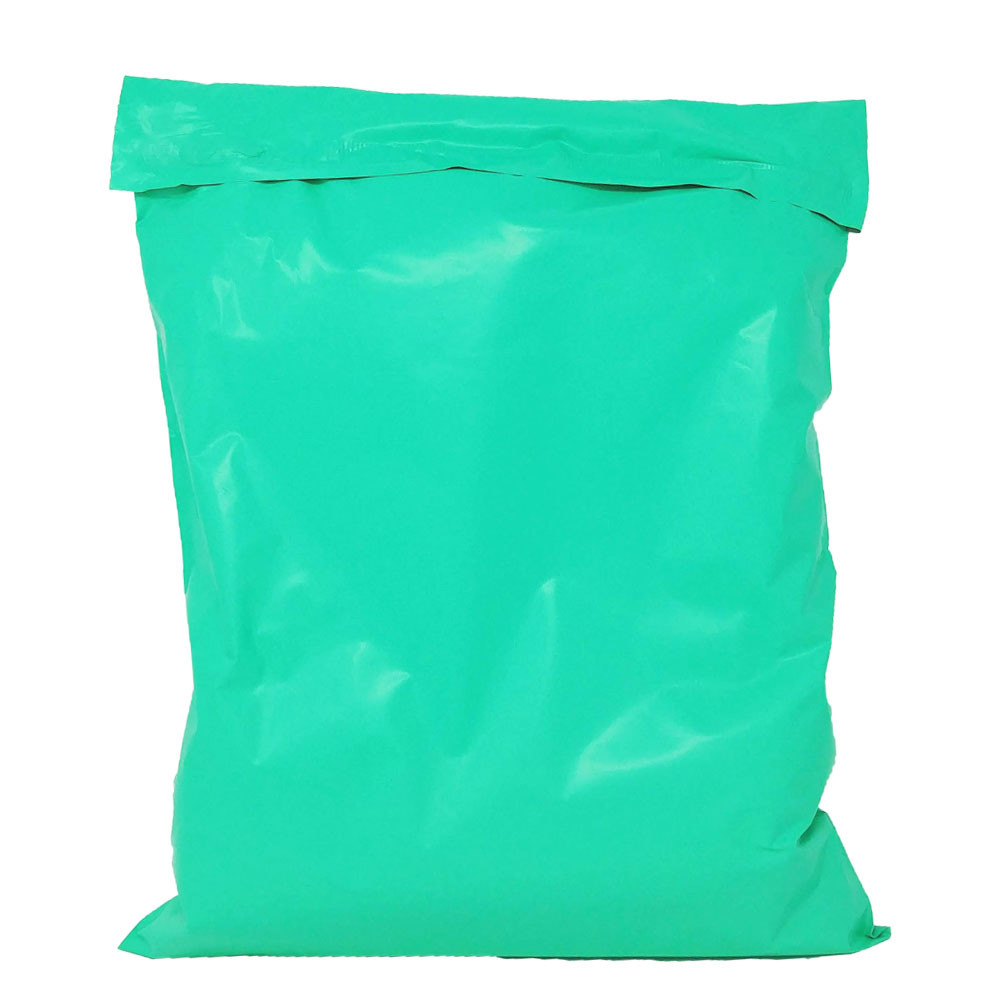 12″ x 15″ Teal Poly Mailers Beautiful Flat Designer Mint Shipping Self Seal Bags