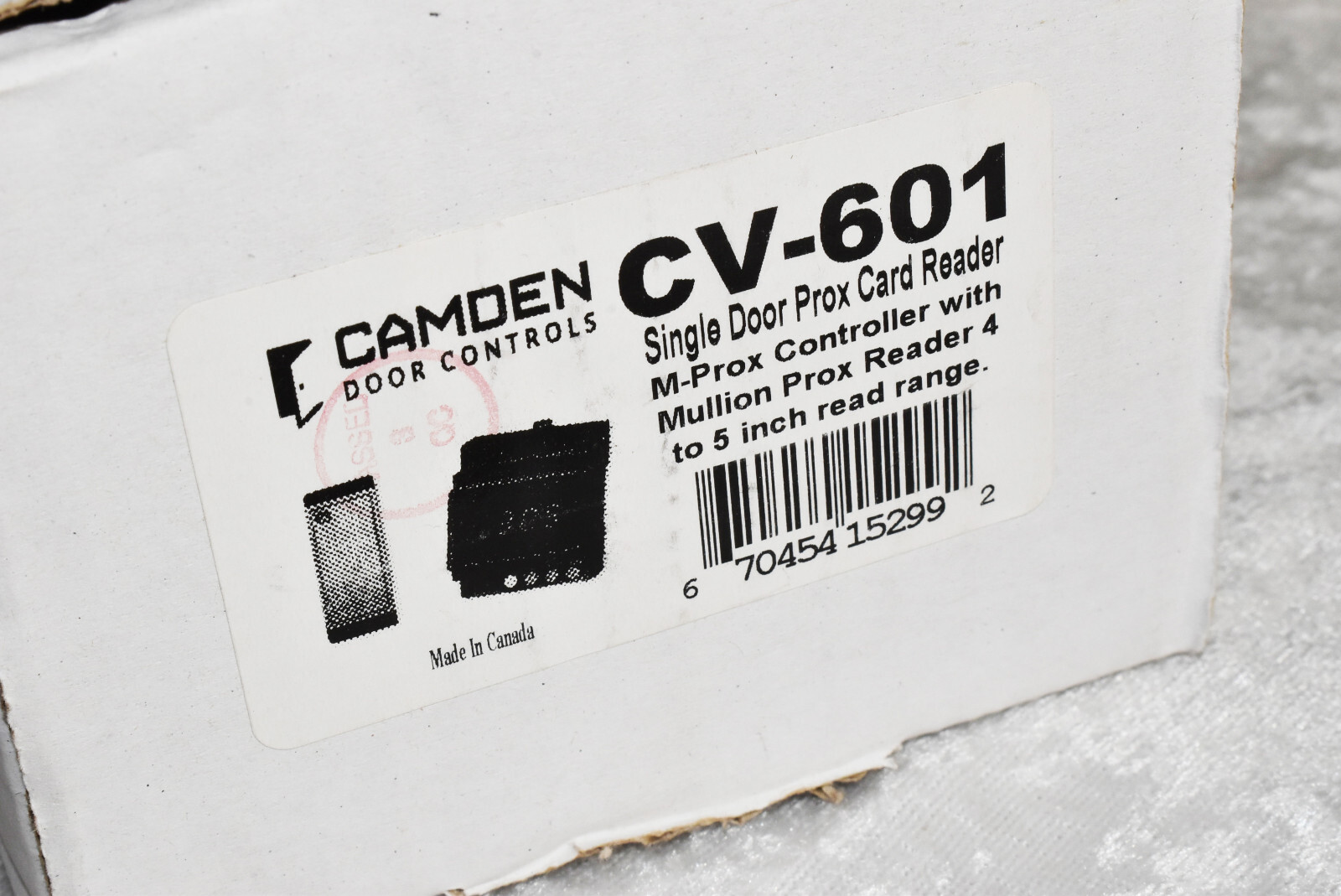 NEW! Camden Door Controls CV-601 MPROX Stand Alone Single Door Proximity Reader