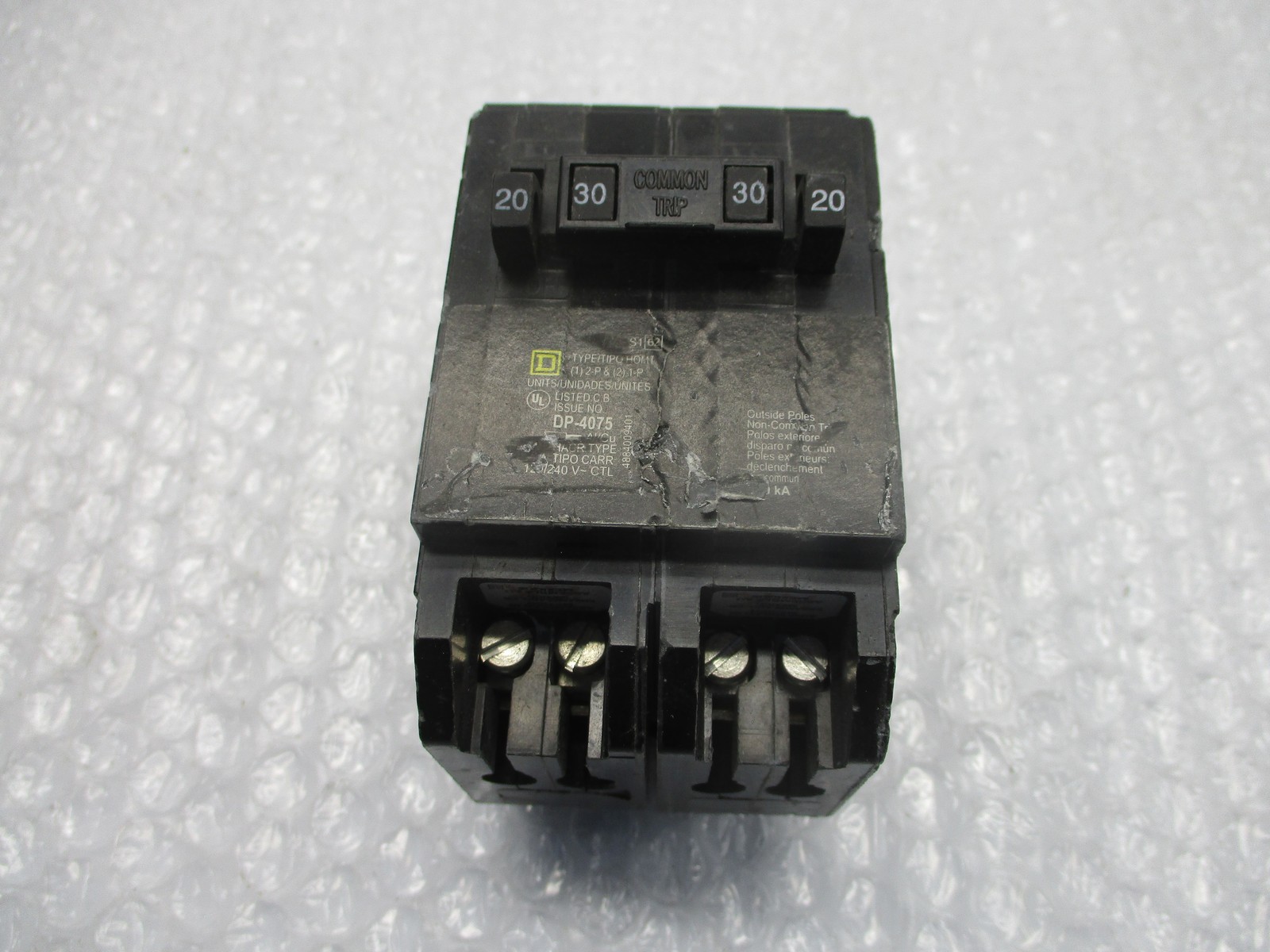 SQUARE D HOMT2020230 BREAKER 2POLE 30AMP NSNP