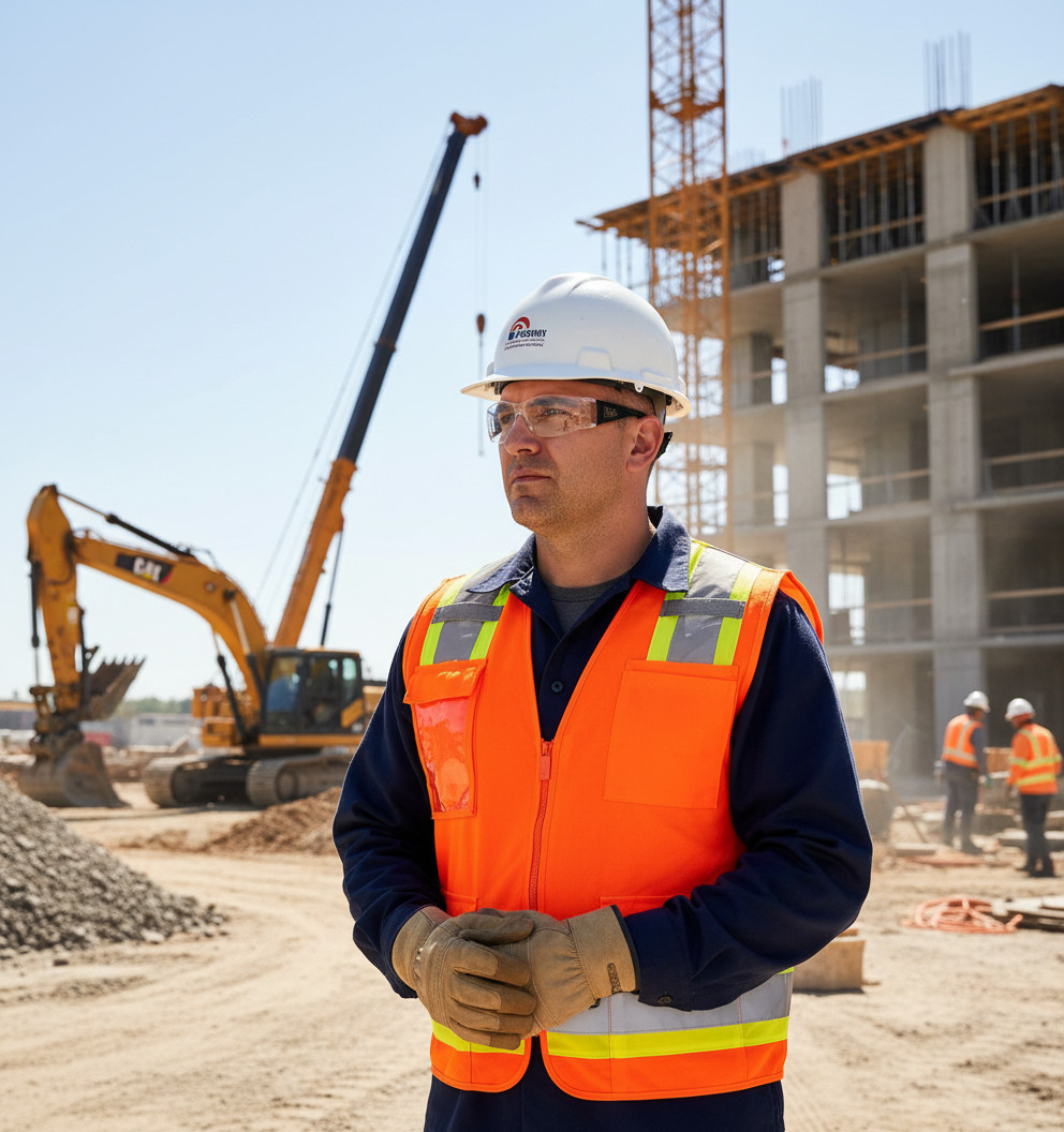 High Visibility Orange Two Tones Safety Vest , ANSI/ ISEA 107-2015