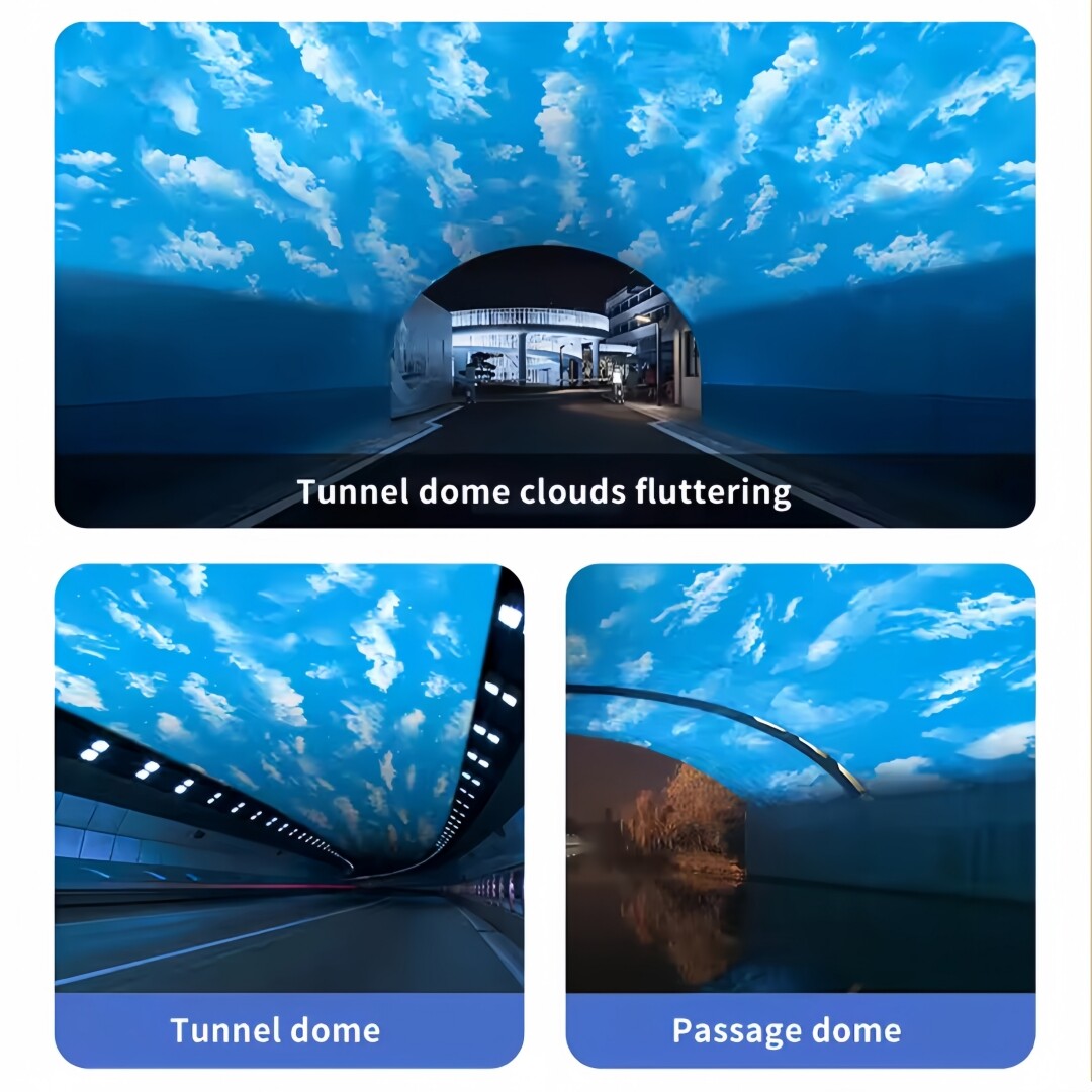 60W-600W Cloud Sky Effect Projector Waterproof Dynamic Logo GOBO Projector Lamp