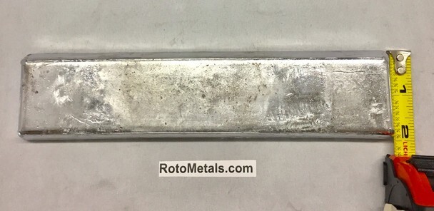 Foundry Type Alloy Ingots (64.5%-Lead, 23% Antimony, 12.5%-tin) – 5 Pound Ingot