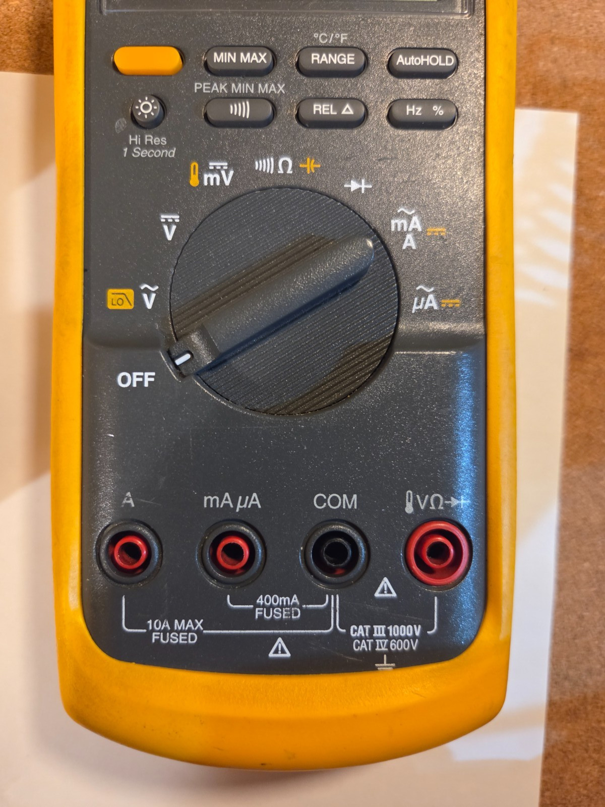 FLUKE MODEL 87 V TRUE RMS MULTIMETER v3.03 Firmware (Pre-Recall)