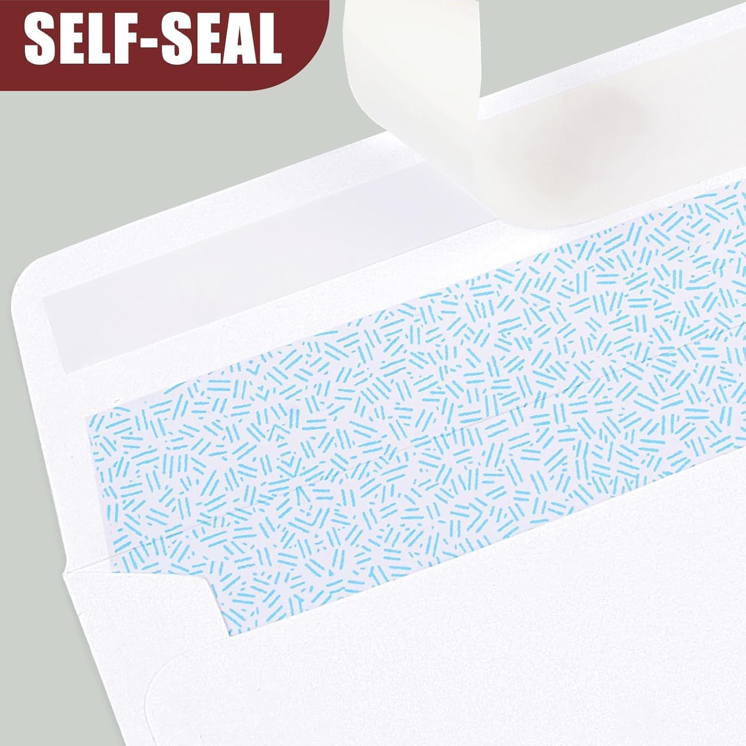 No.10 Self-Adhesive Envelopes – 72 Count Bulk Pack for Secure Document Shipping