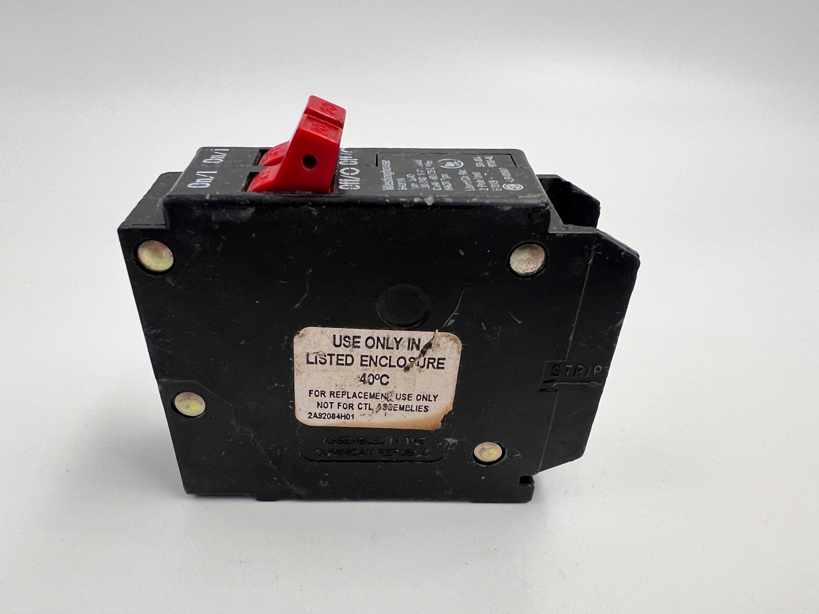 WESTINGHOUSE BR-2020 CIRCUIT BREAKER 20A 2P 120/240V