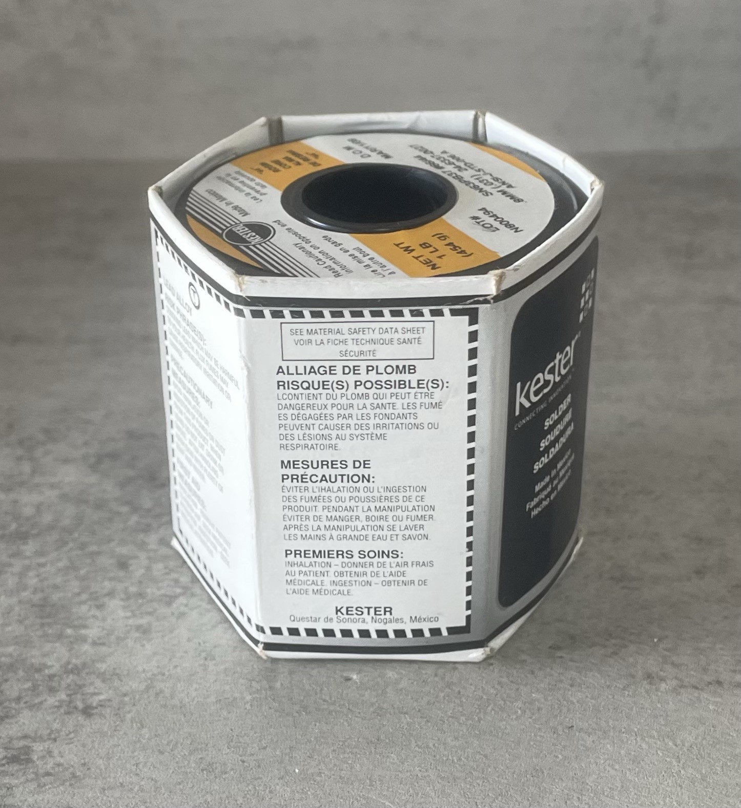 Kester 44 Rosin Core Solder Wire 63/37 SN63PB37 .031 1lb Spool 24-6337-0027