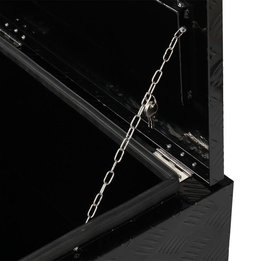 42″ Aluminum Under Body Toolbox 5 Bar Tread Black
