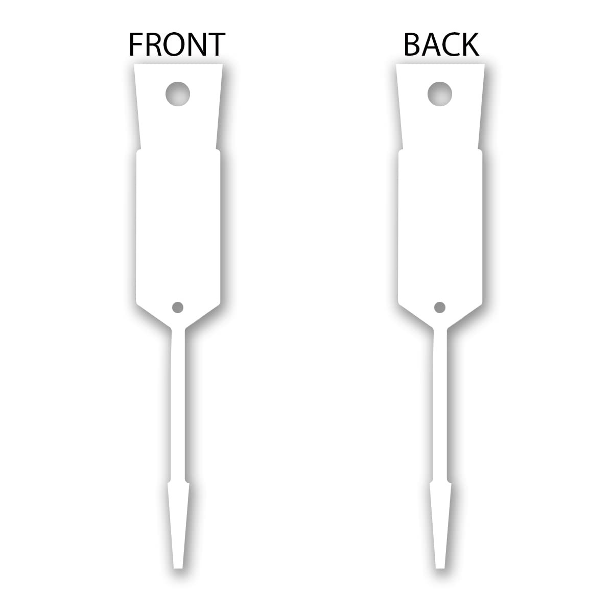 WHITE Self-Locking Arrow Key Tags 1,000 per pack Size 4 1/2 X 3/4 WHITE