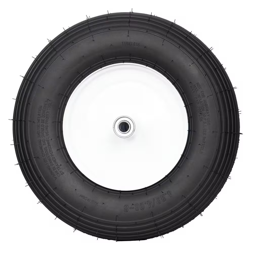 Rib 30 PSI 4.8 In. X 4-8 In. 4-Ply Tire and Wheel
