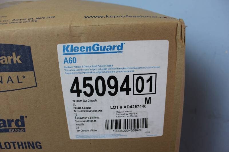 KleenGuard A60 Bloodborne Pathogen & Chemical Splash Protection Coveralls XLARGE