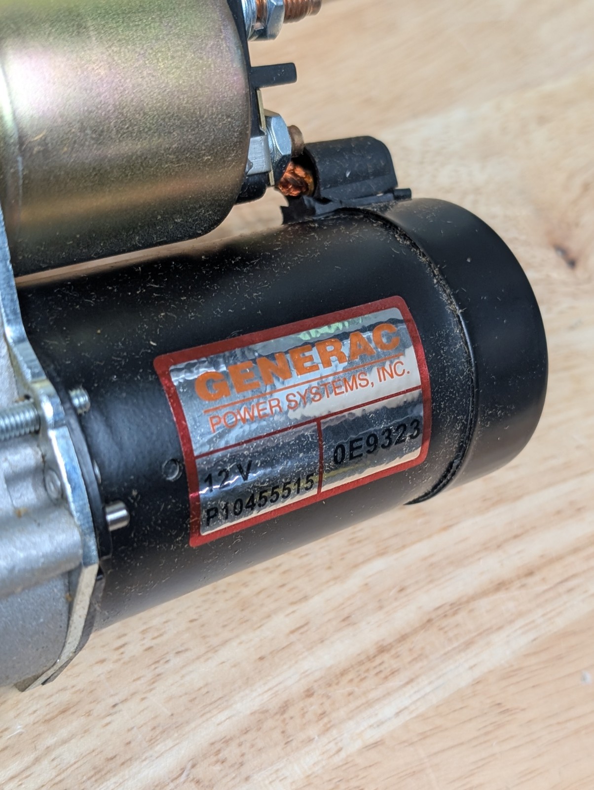 NEW OEM Genuine Generac 0E9323 Starter Motor Gear Reduced 1KW