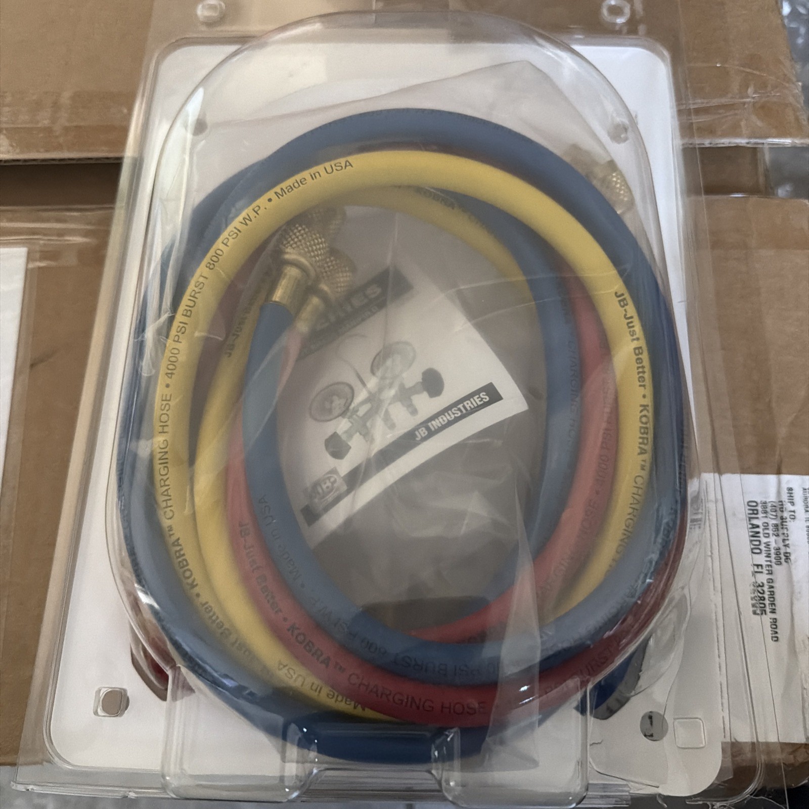JB Industries manifold gauge, 2 Valve M2-5-410A HD NEW