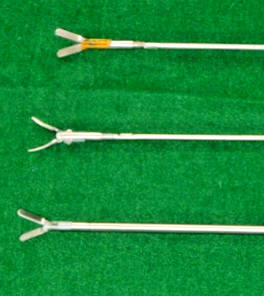 3pc Laparoscopic Bissinger Bipolar Maryland/ Ruby/ Fenestrated 5mmx330mm & Cable