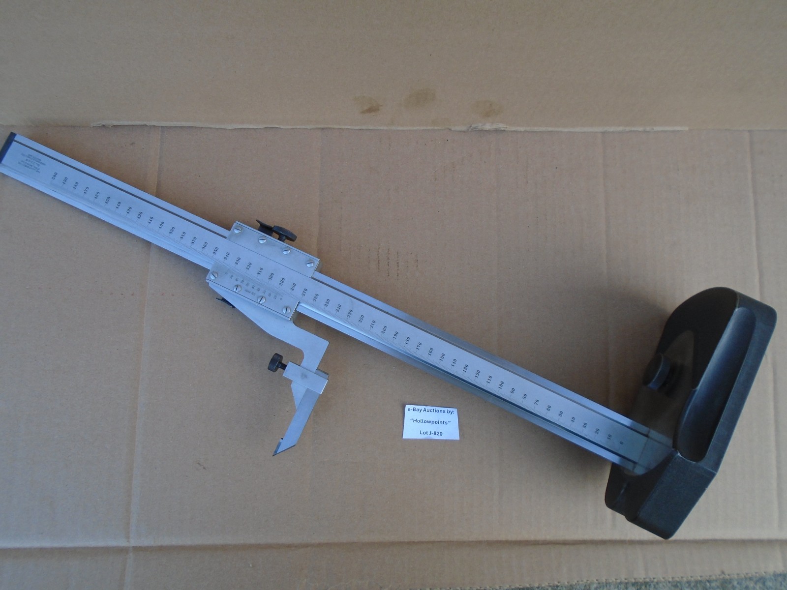 Starrett No. 254M METRIC Master Vernier Height Gage Gauge 0 – 500MM .02mm J820