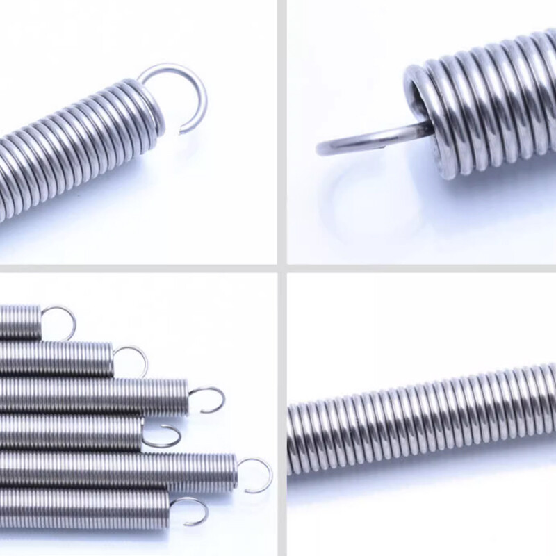 0.5x5x15mm to 0.5x5x300mm 304 Stainless Steel Big Small Tension Springs 5mm OD