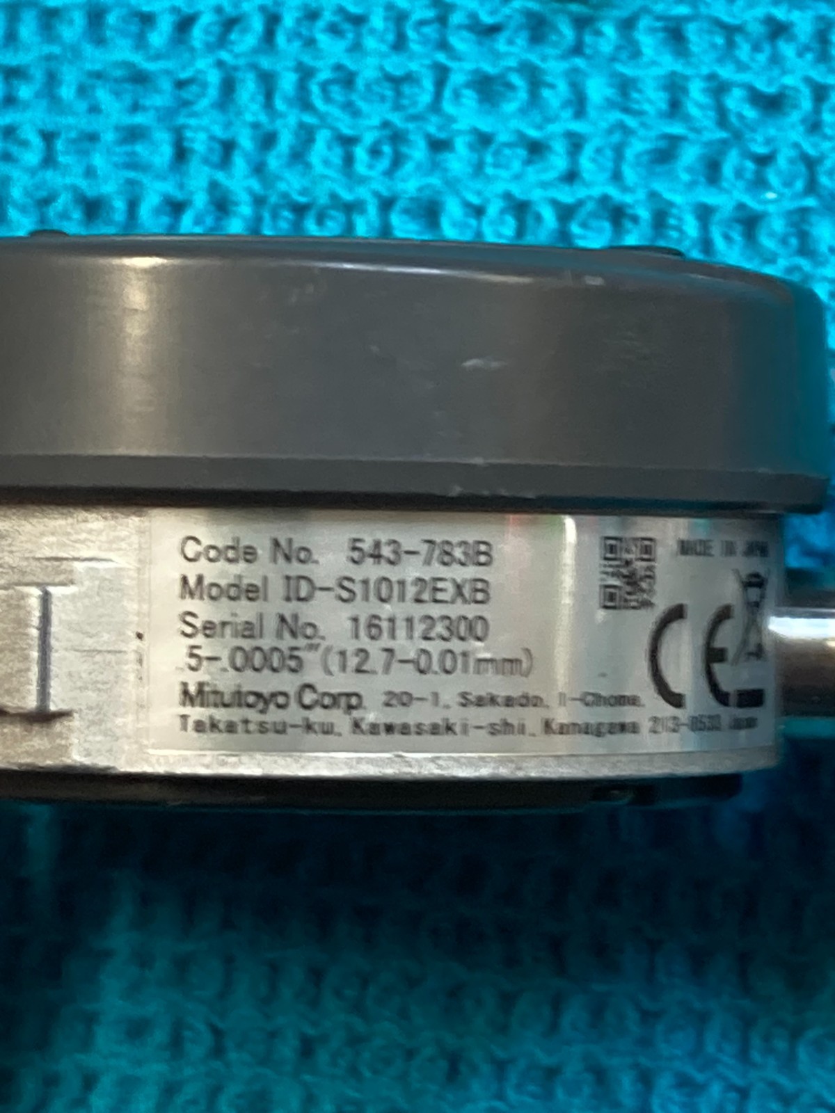 Mitutoyo 543-783B Digital Indicator S10112EXB