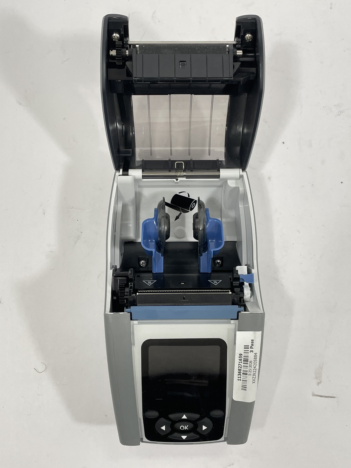 Zebra ZQ610 Direct Thermal Label Printer ZQ61-HUFA000-00 w/ AC – No Battery