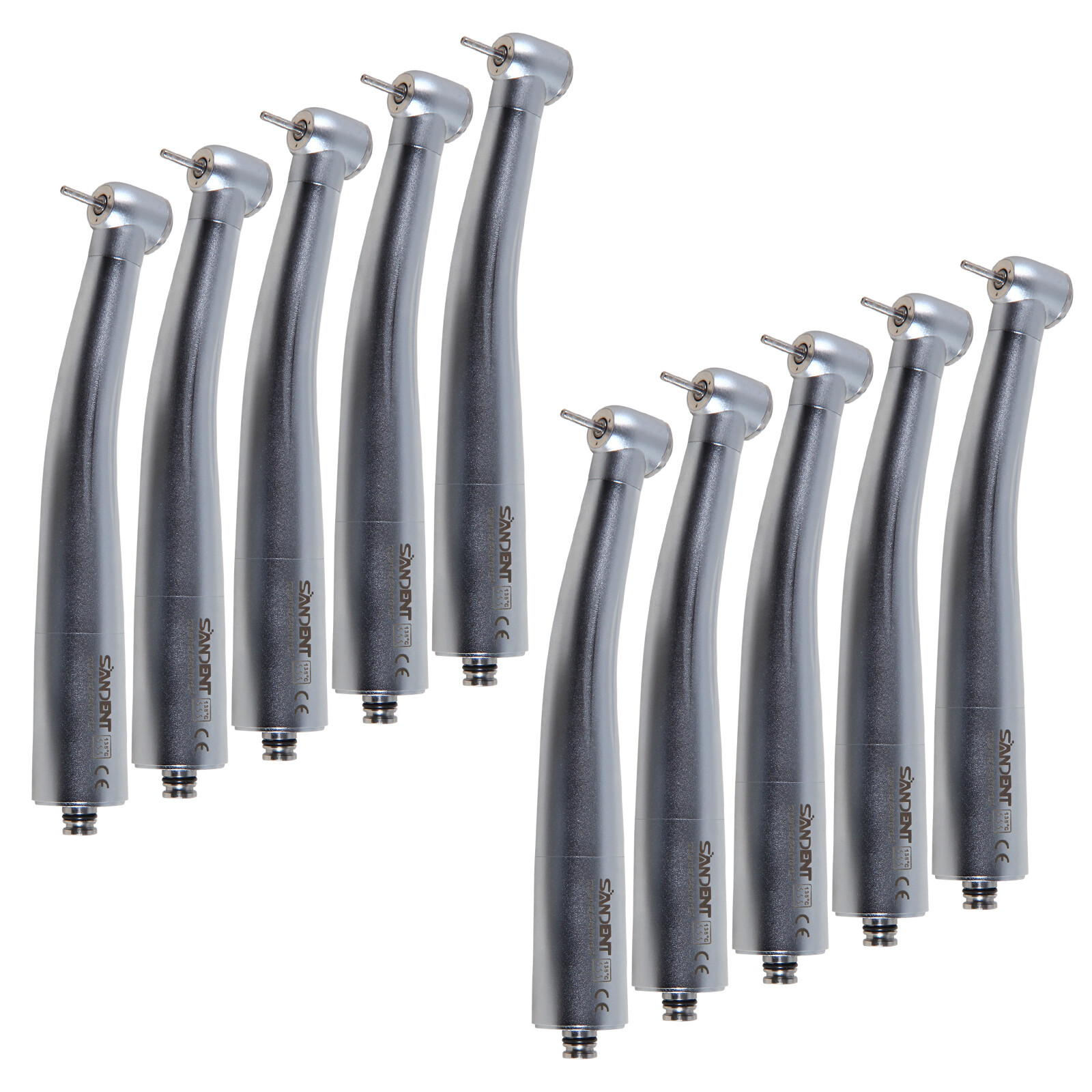 SANDENT Dental Turbine 3-Water Spray High Speed Handpiece fit NSK Coupling TPa