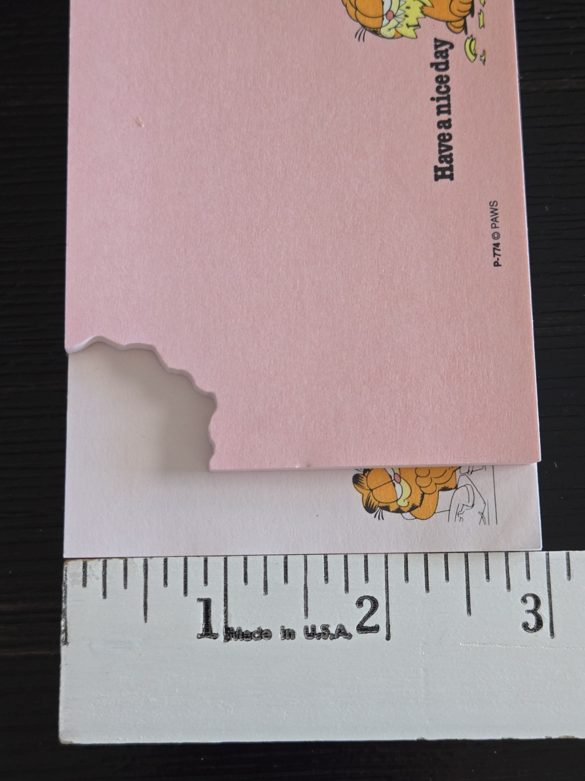 Vintage Garfield PAWS Mini Note Cards Have A Nice Day It’s Your Problem Now 3Pcs