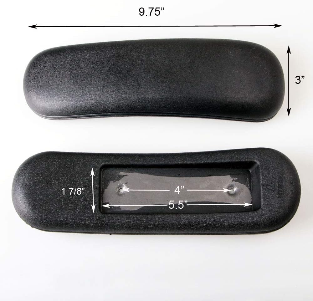Staples Chair Arm Parts Replacement Armrest Pads 2Pcs Universal 4″ Mounting Hole