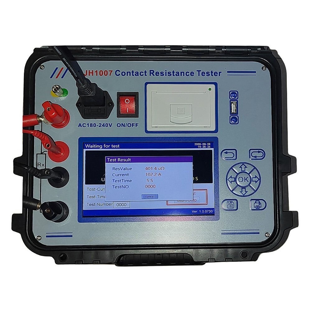0-50mΩ Contact Circuit Resistance Tester Micro Ohmmeter Circuit Breaker Tester