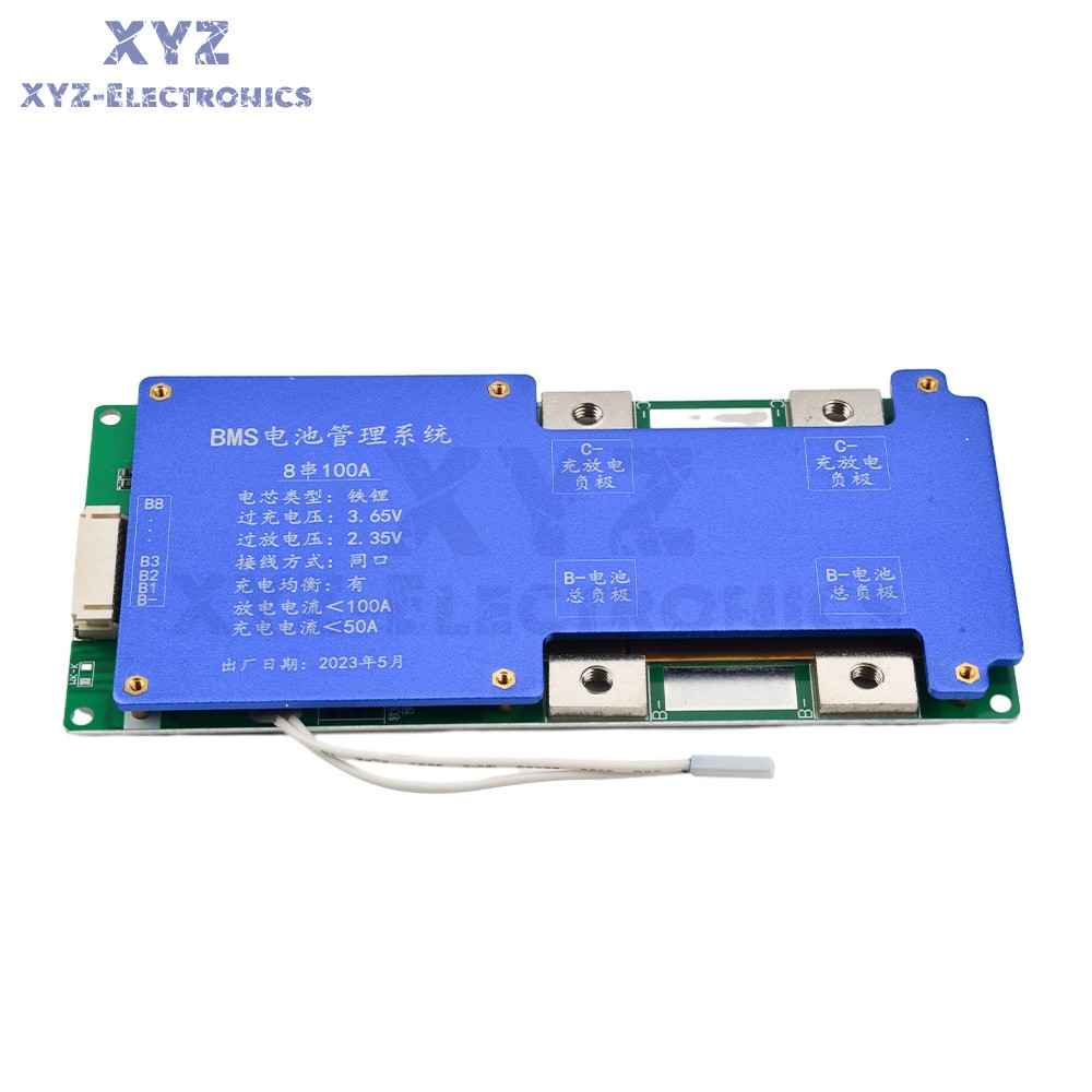 4S 14.6V / 8S 24V 100A BMS LiFePO4 Battery Balance Charge Protection Board