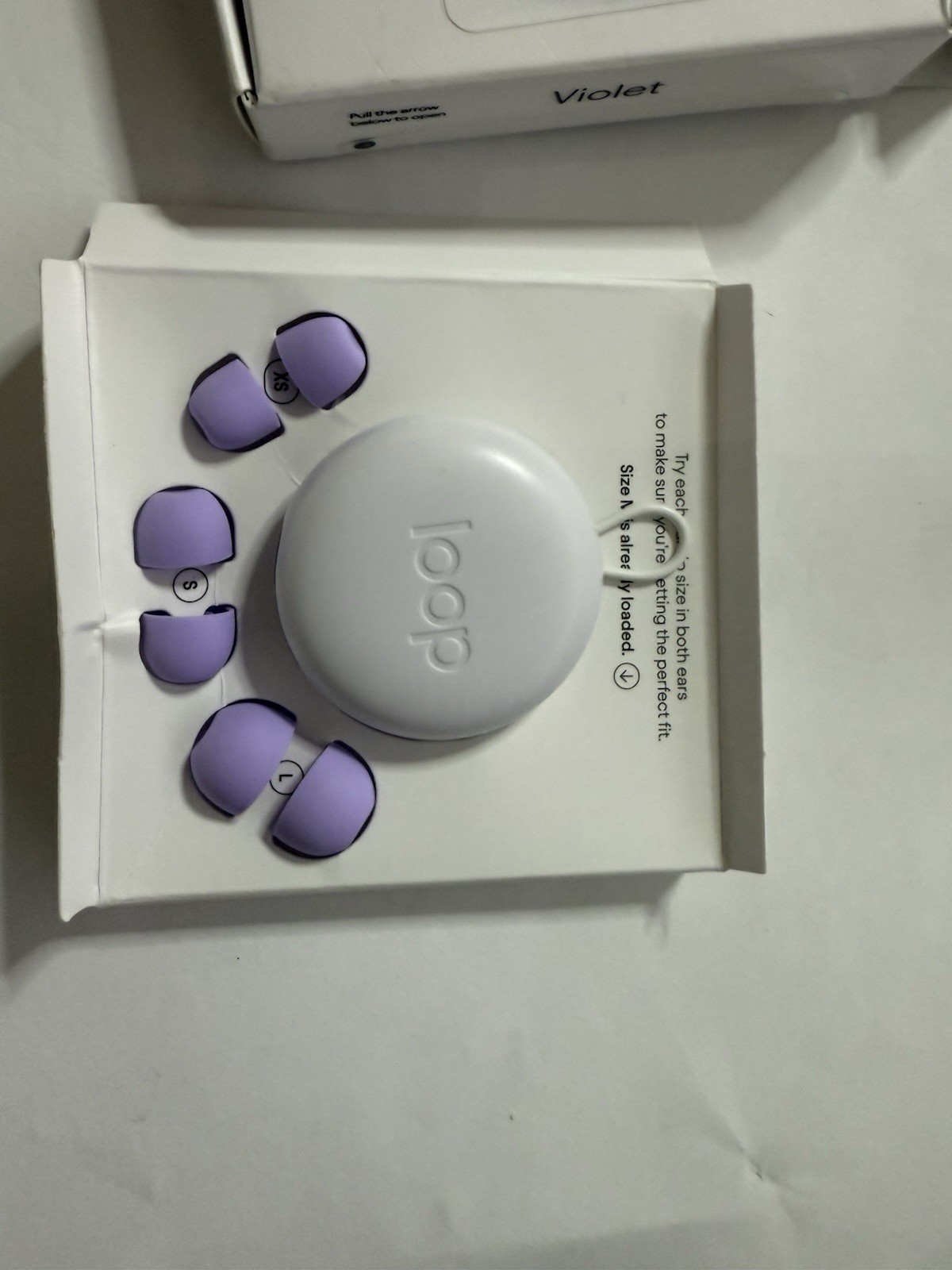 Loop Quiet 2 Earplugs Reusable Noise Reducing Earplugs VIOLET
