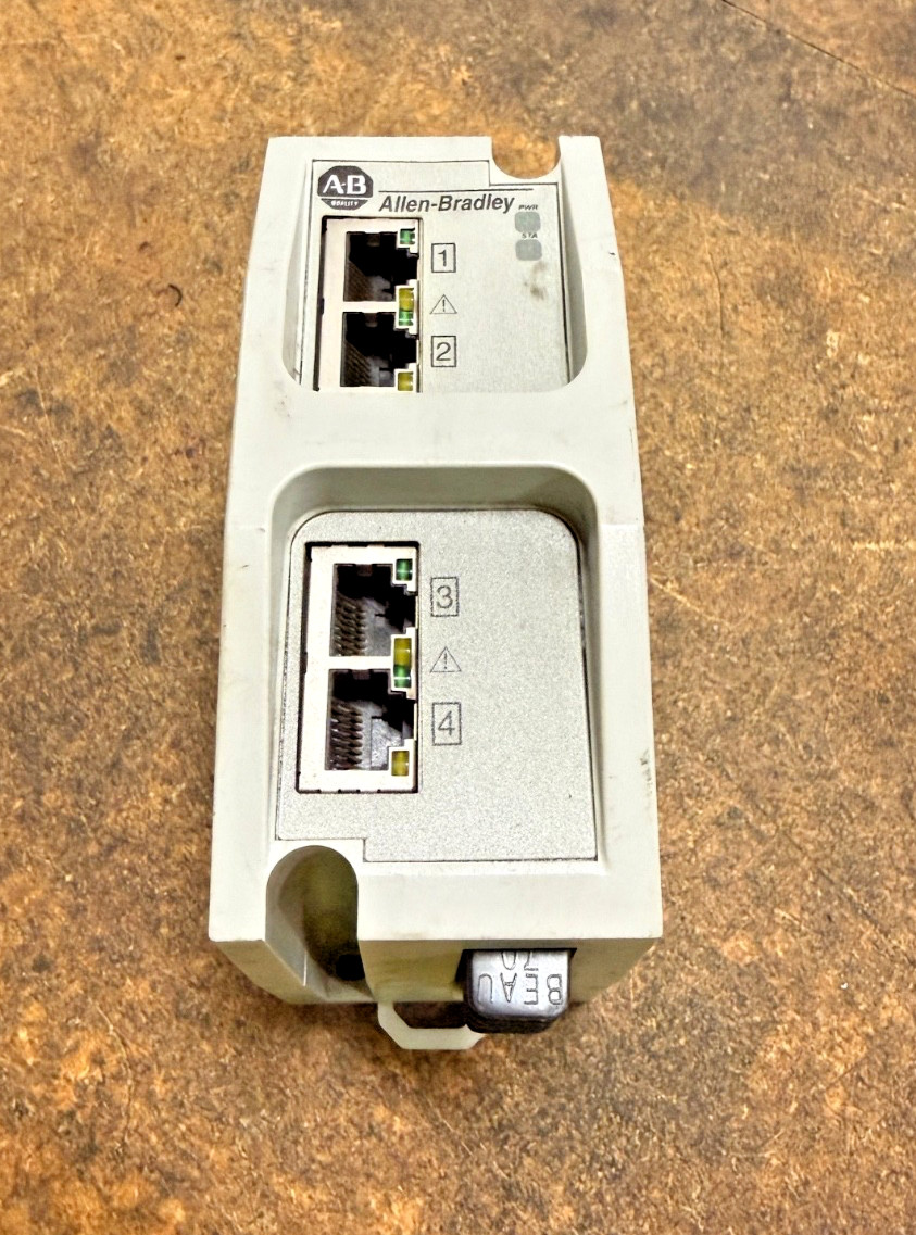 Allen Bradley 1783-EMS04T/B Stratix 6000 4-Port Ethernet Managed Switch (TESTED)