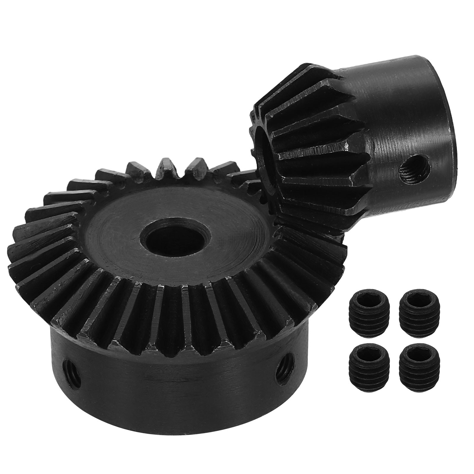 2Pcs Tapered Bevel Gear Set, 1.5 m 1:2 (15T/30T) Bevel Gear(8/8mm Shaft Hole)