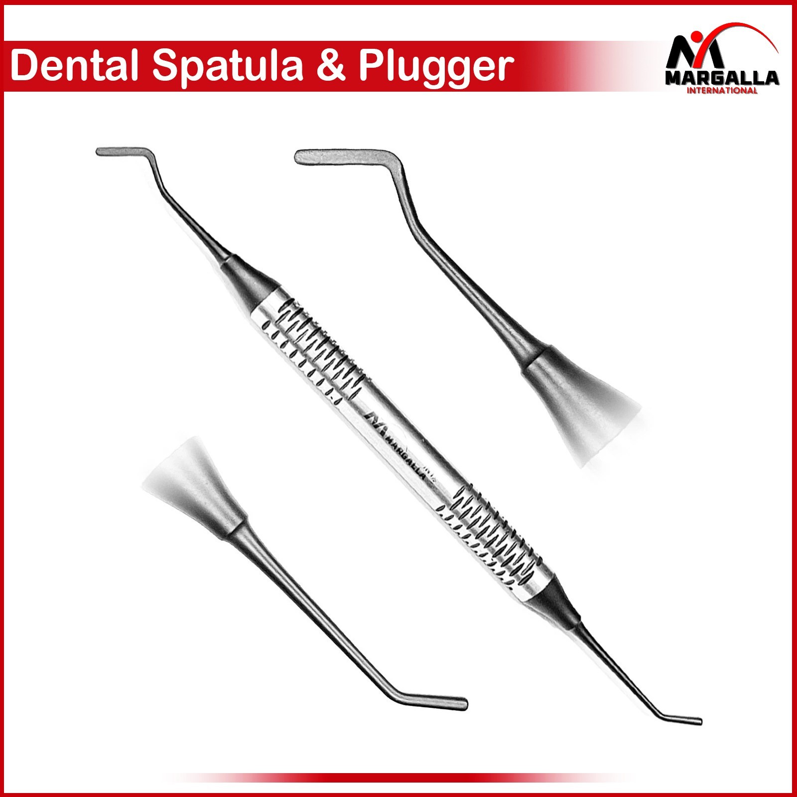 Dental Composite Filling Instruments Spatula & Plugger Mate Black Tips