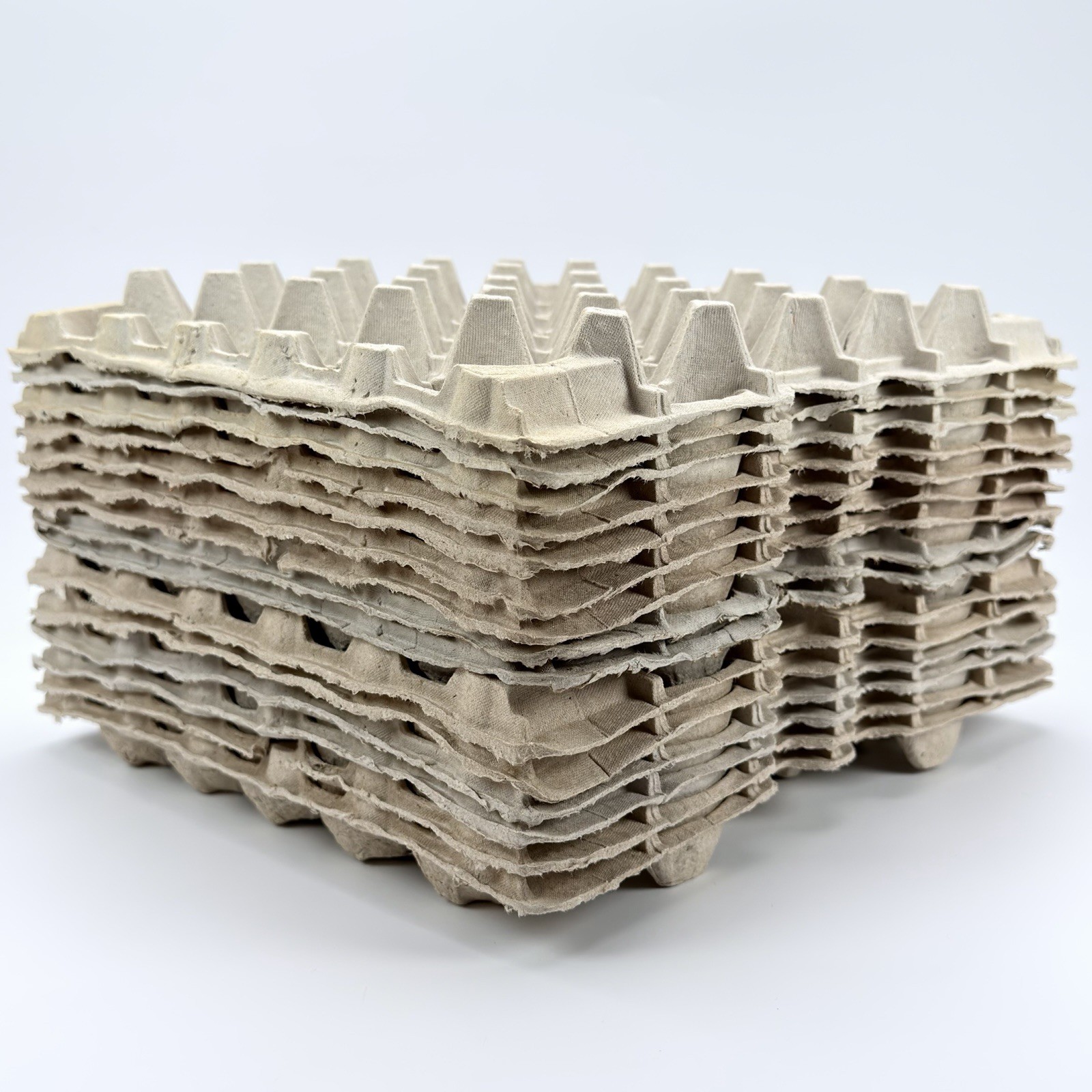 Costco 15 Egg Flats Cartons 30 Count Each Recycled Pulp Trays Square Stackable