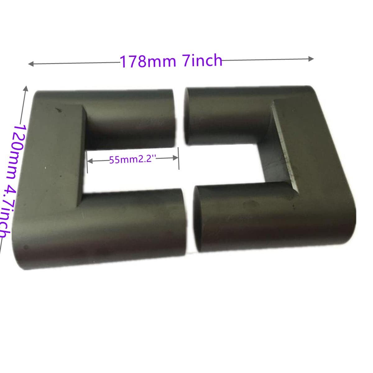 1pair UY42 Ultra Large Power Transformer Core UY120/89/42 UU Isolator Ferrite…