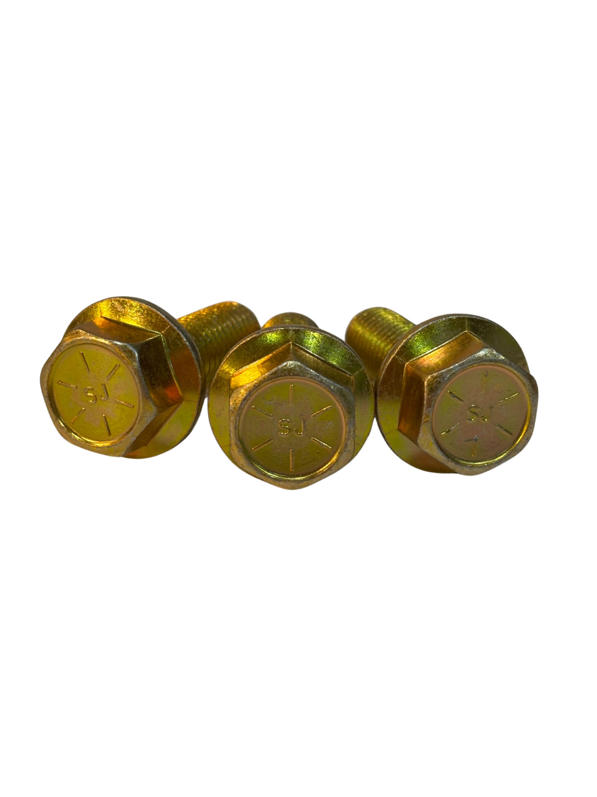 (25 Pcs) 1/2″-13×1 1/2″ Grade 8 Hex Flange Bolt (FT) Zinc Yellow Trivalent