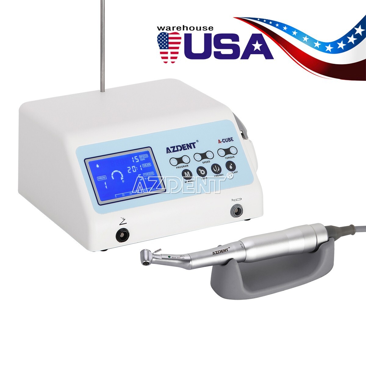 Dental Implant Machine System Surgical Brushless Drill Motor 20:1 Handpiece