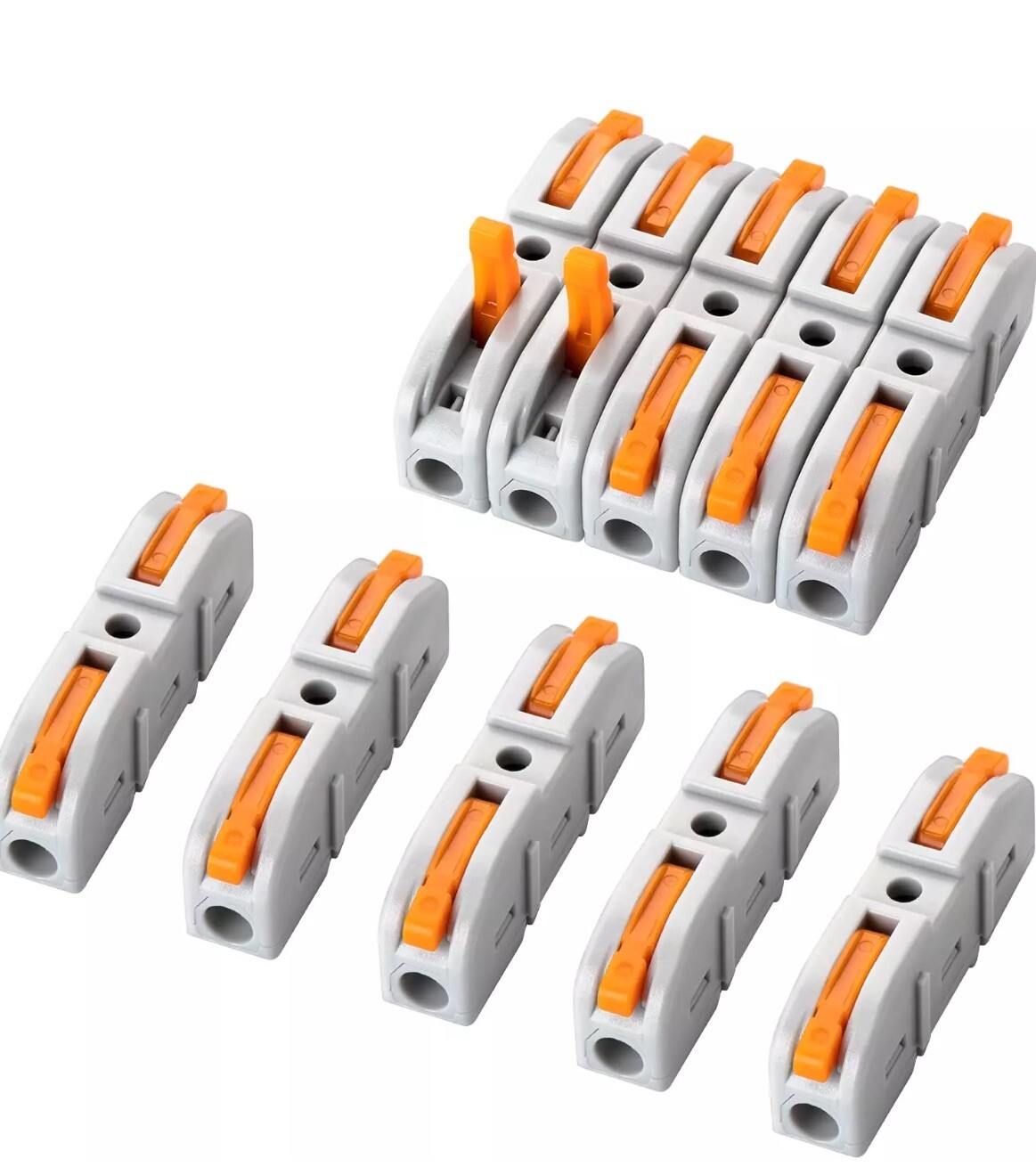 50 Pcs Wire Connector, 1 Conductor Compact Wire Connectors Splicing |
