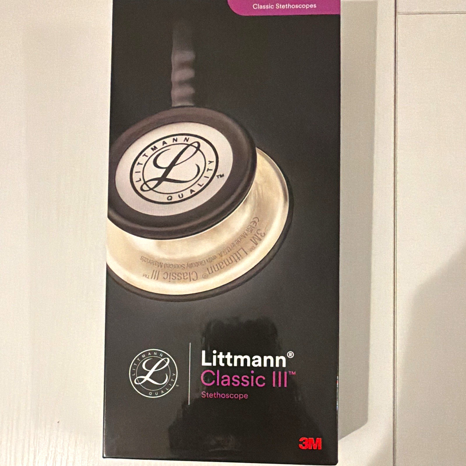 Littmann Classic III Dual Head (Bell & Diaphragm) Black Stethoscope IM/ER/Cardio