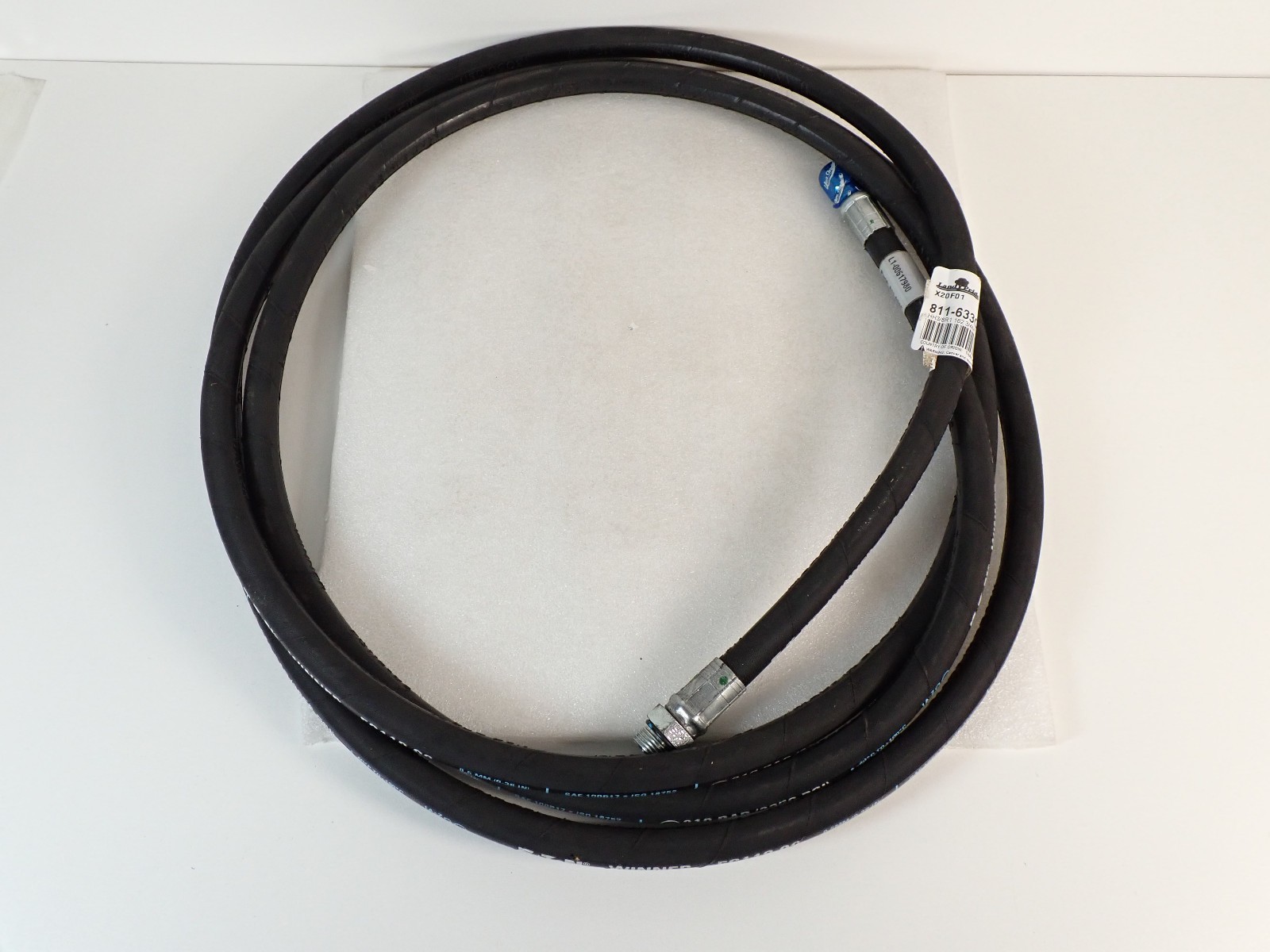 Land Pride 811-633C HH3/8R1 162 3/4MORB 9/16FJIC X20F01 , 6R17-8MB-6FJX-162in