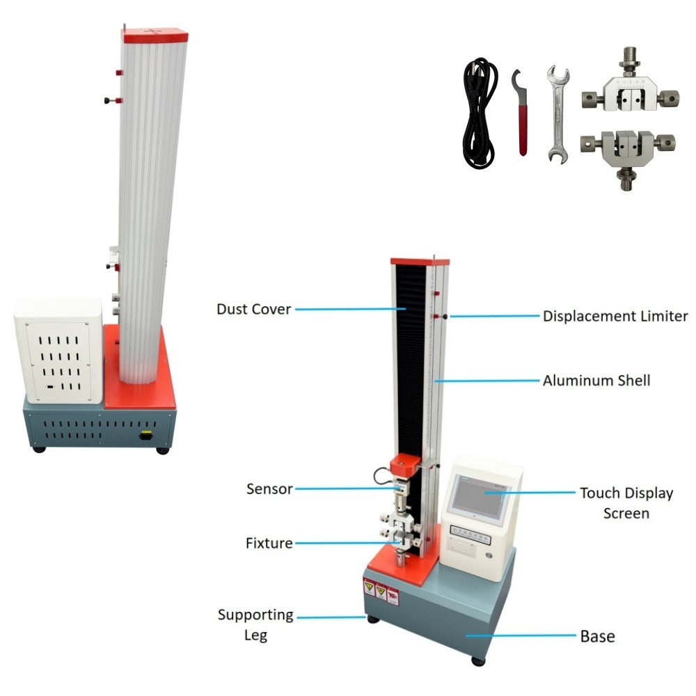 200Kg Tensile Strength Testing Machine 110V Electric Universal Tester +/-0.5%