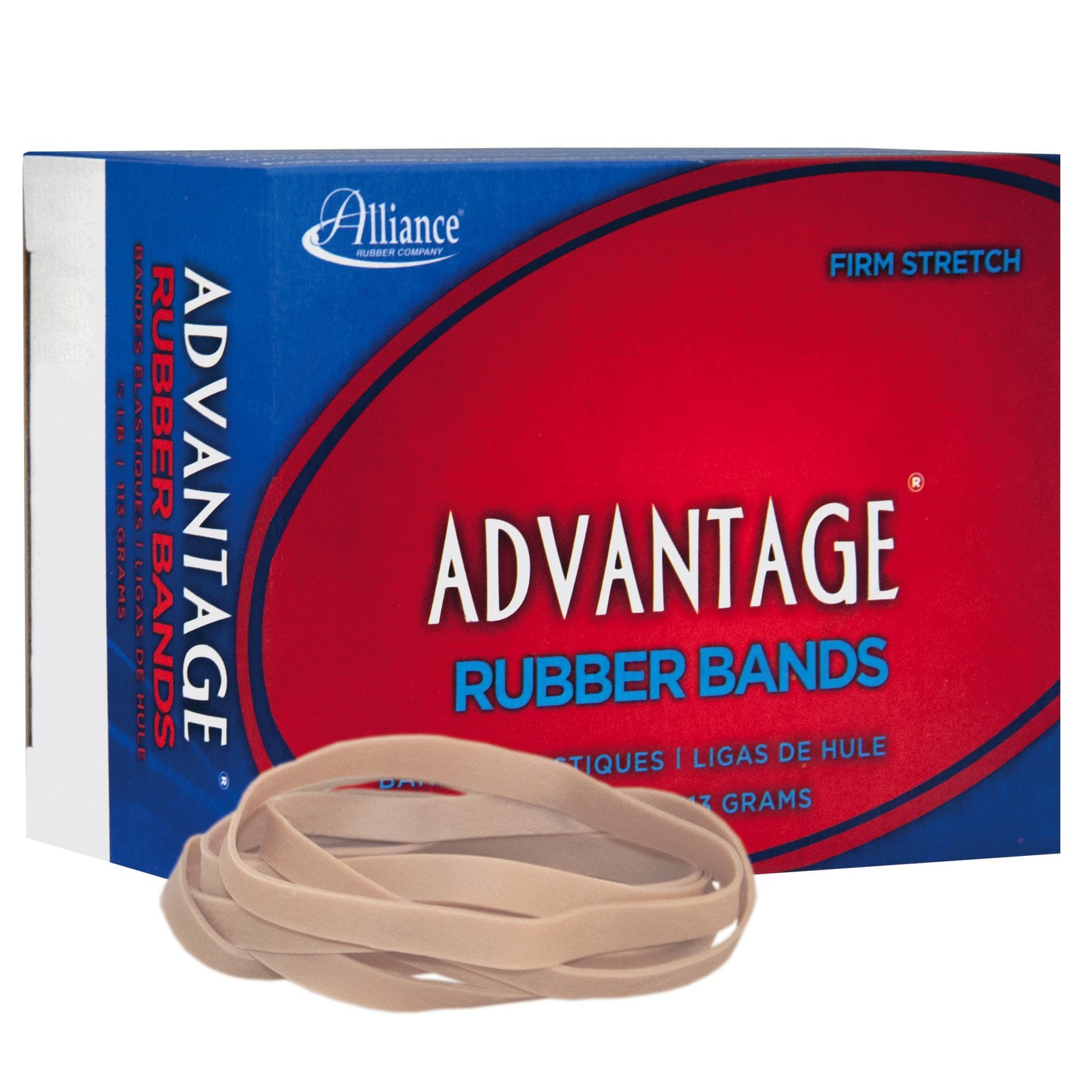 Alliance Rubber 26649 Advantage Rubber Bands Size 64, 1/4 lb Box Contains App…