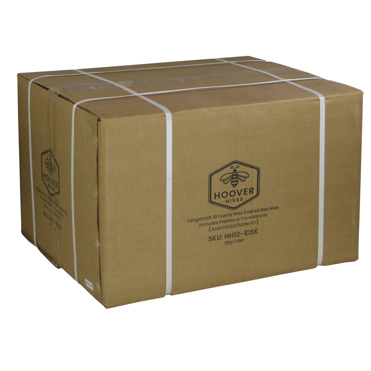 Wax-Coated 10 Frame Beehive – Starter Kit