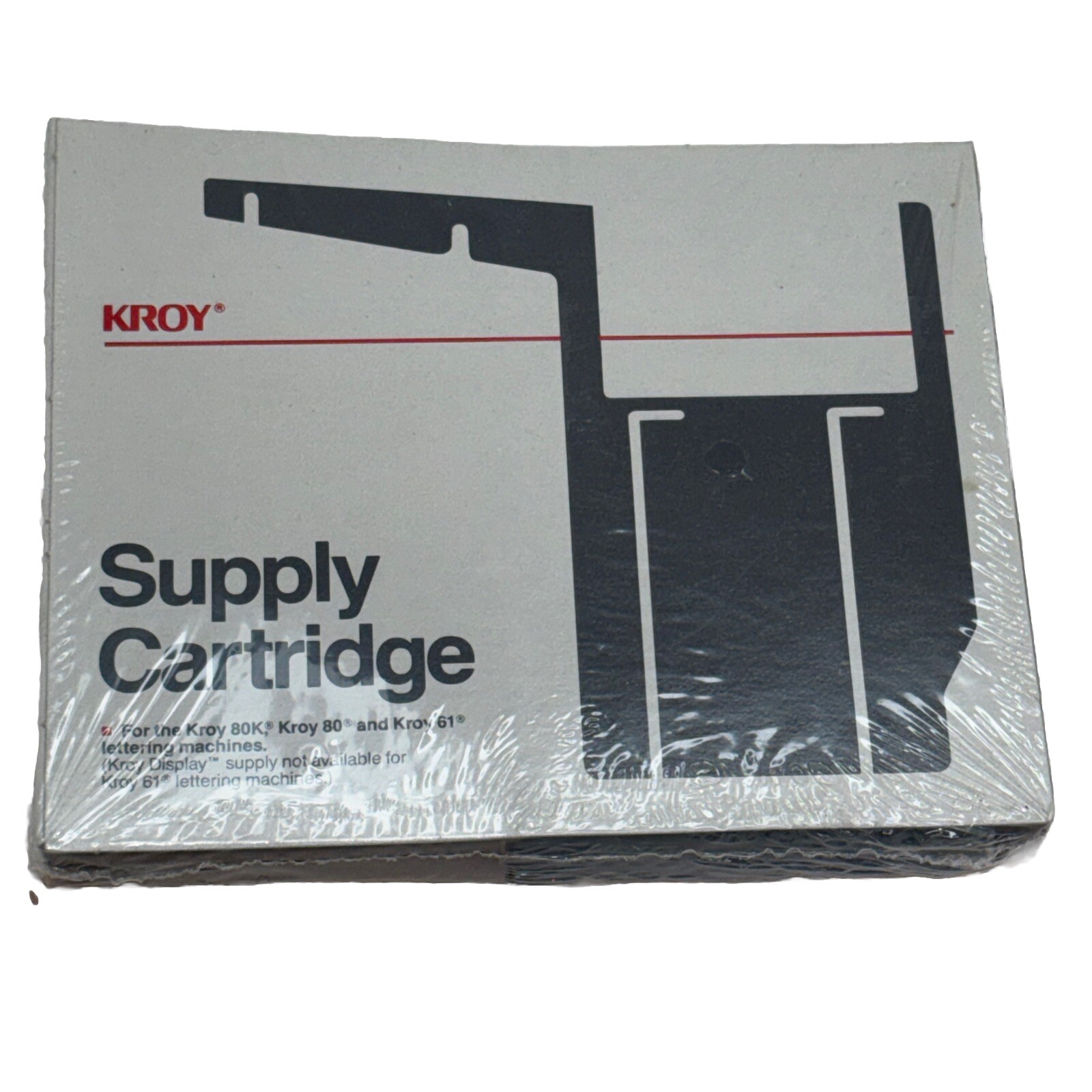 Kroy Premium Supply Cartridge Black/Translucent 200 Diazo Expired DEC 87 Sealed
