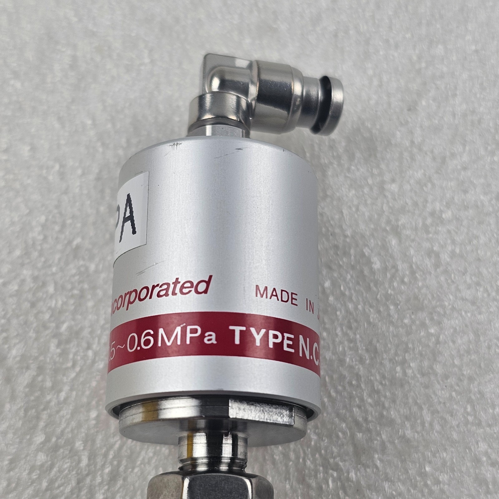 Fujikin Incorporated O.P. 0.5~0.6MPa TYPE N.C./ FUJIKIN 316L-P / JCTNJ000