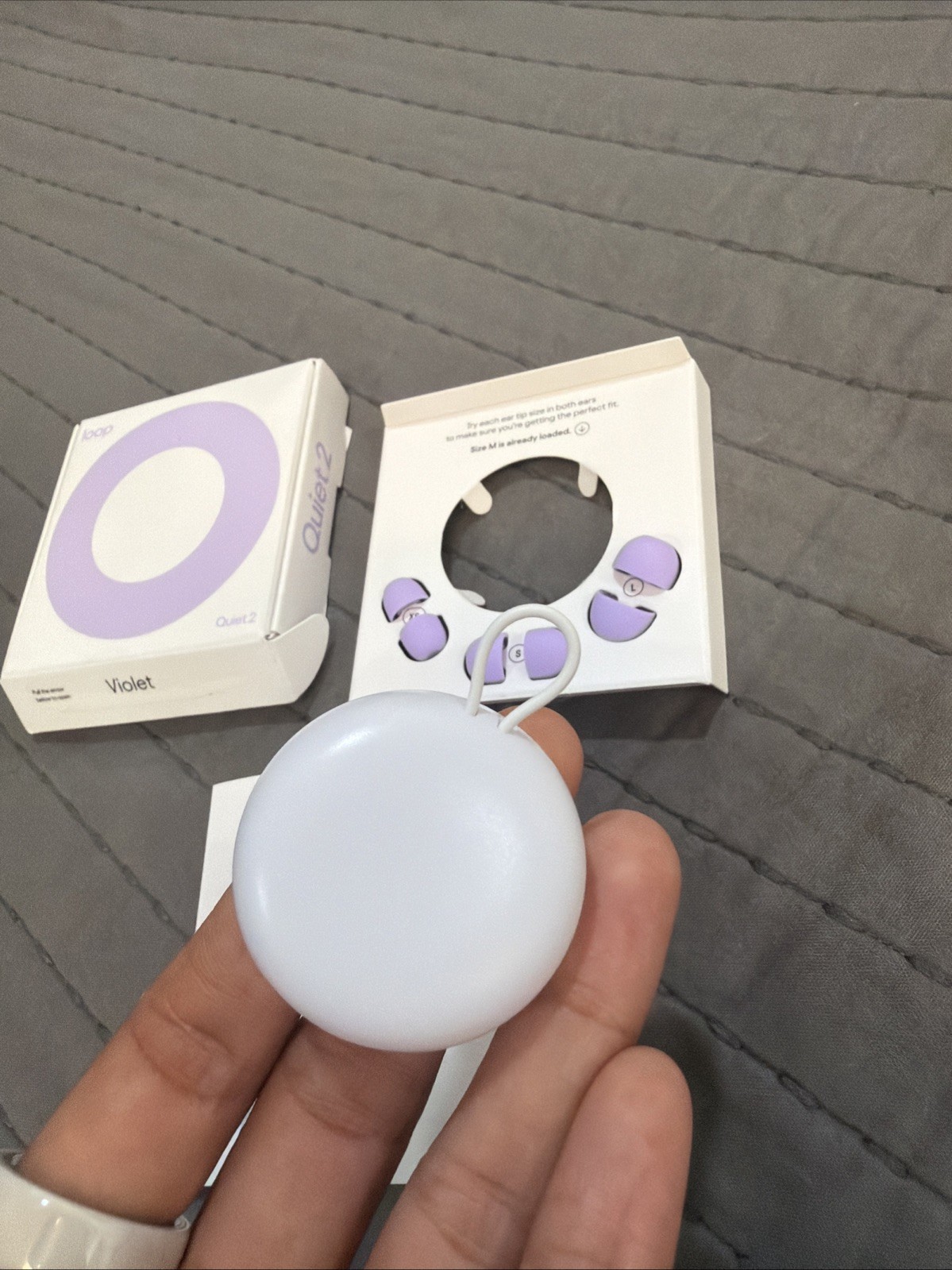 Loop Quiet 2 Earplugs Violet – Ultra-Comfy Noise Reduction for Sleep & Focus