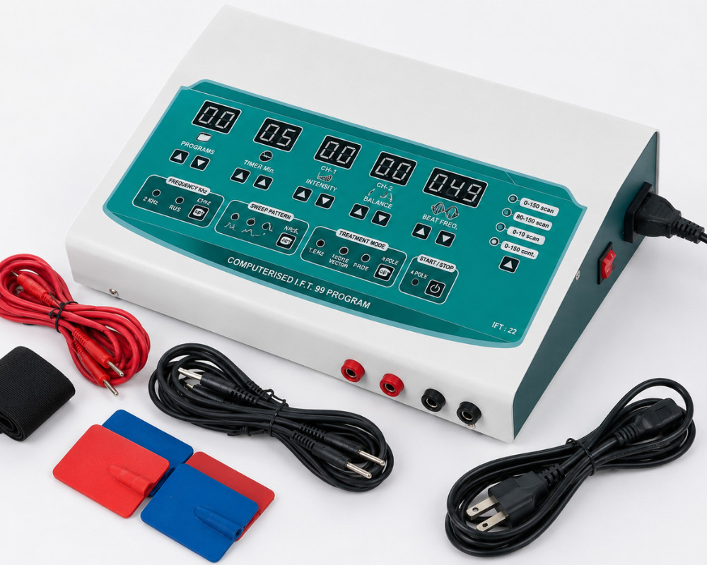 Best IFT Interferential Therapy Unit Multi Physical Therapy Digital Machine New