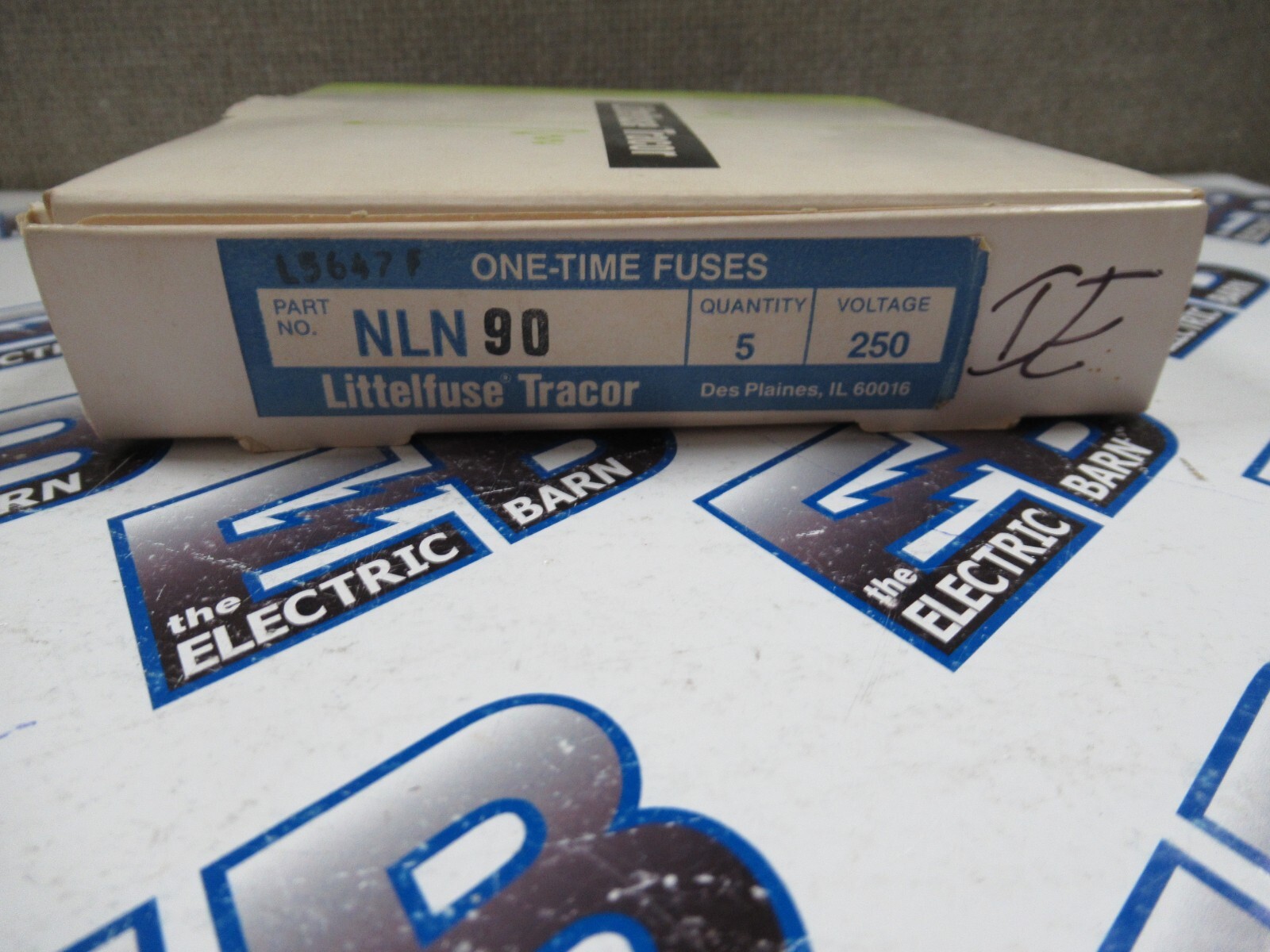 Littelfuse NLN90 (BOX OF 5) 90A 250V One Time Class H FUSES (90OT250K5)-NEW-B