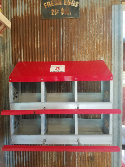 Duncan’s Poultry 6 Hole Hen Chicken Nest Box. Highest Quality. Made in USA.