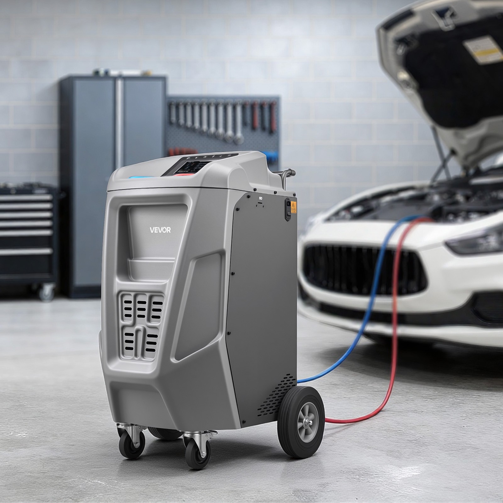 VEVOR Fully Automatic Refrigerant Recovery Machine 1234yf A/C Vacuum Recharging